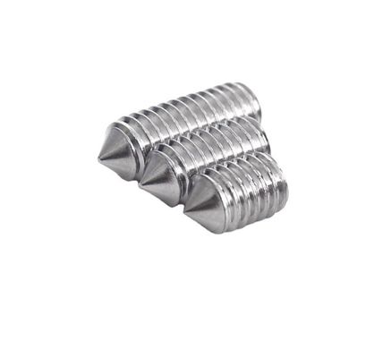 Fermeture à vis en acier inoxydable 304 à tête de plaque poli DIN916 Fermeture à vis hexagonale sans tête avec DIN standard et polissage M1-M12