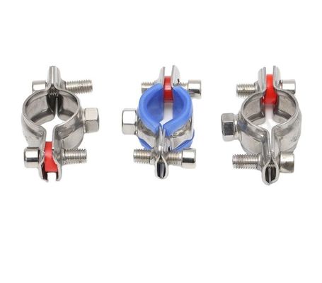 JIS Standard Porteur de tuyau d'accrochage pour tuyau de tuyau en acier inoxydable pour raccordement de tri-clamps et pinces de tubes Standard ou non standard