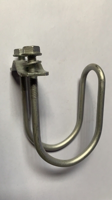 Clampe à double tuyau en acier inoxydable 304 double boulon U avec vis et laveuse