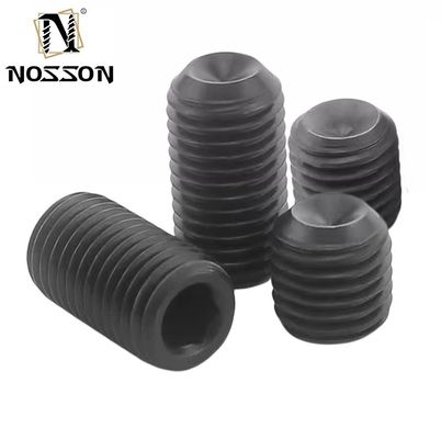 Système de mesure métrique pour les fixations métalliques de polissage Din916 Hex Socket Set Screws avec point de coupe M1-M12