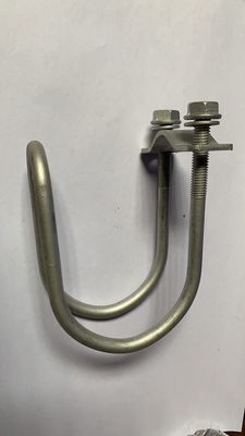 Clampe à double tuyau en acier inoxydable 304 double boulon U avec vis et laveuse