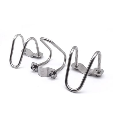 Acier inoxydable 304 316 Double pince à tuyaux en forme de U pour M3 M4 M5 M6 M8 M10 M12 M16 M20 tuyaux JIS standard finition simple