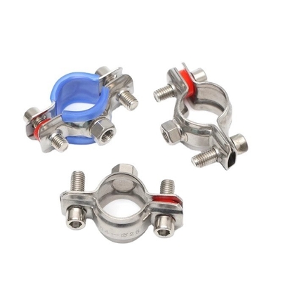 Clampe de suspension en acier inoxydable de 16 à 300 mm avec joints et vis EPDM fabriqués selon la norme ANSI/ASME