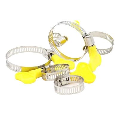 Fermeture de tuyau circulaire d'air et d'eau avec poignée en plastique en acier inoxydable 201/304/316 Support personnalisé