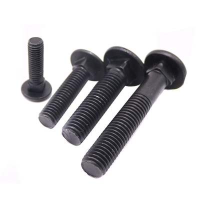 Finition simple SS304 SS316 Coche galvanisée Bolt Nut M4 M5 M6 M8 M10 avec A2-70/A4-80/304/316 Grade et acier de haute qualité
