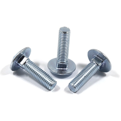 Finition simple SS304 SS316 Coche galvanisée Bolt Nut M4 M5 M6 M8 M10 avec A2-70/A4-80/304/316 Grade et acier de haute qualité