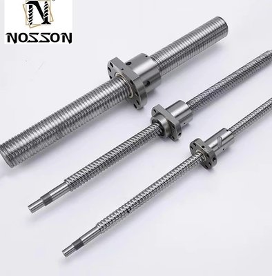 Polissage de vis CNC de précision en acier inoxydable ISO9001 2008 Certifié vis à bille SFU1204 de 3000 mm avec moteur pas à pas et long plomb