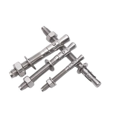 ISO Standard en acier inoxydable 304/316 Boulons d'ancrage de clôture d'expansion de mur Boulons d'ancrage de clôture de clôture pour la capacité de construction Demandez-nous plus