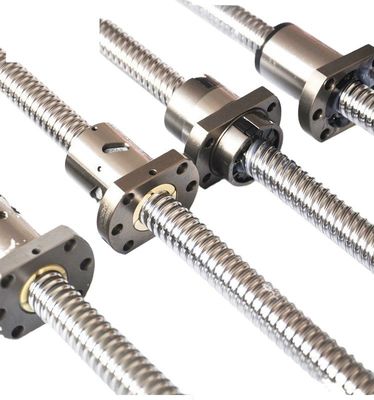 Acier SFU1605 L300mm vis à bille enroulée C7 avec extrémité usinée 1605 Noix à bille tête ronde BK/BF12 Coupleur de support d'extrémité pour pièces CNC