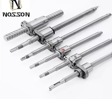 Acier SFU1605 L300mm vis à bille enroulée C7 avec extrémité usinée 1605 Noix à bille tête ronde BK/BF12 Coupleur de support d'extrémité pour pièces CNC