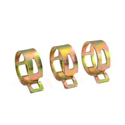 Clampes de tuyau métalliques à pince à anneau réglable pour finition en zinc à haute pression/clip de ressort pour applications lourdes dans les systèmes métriques