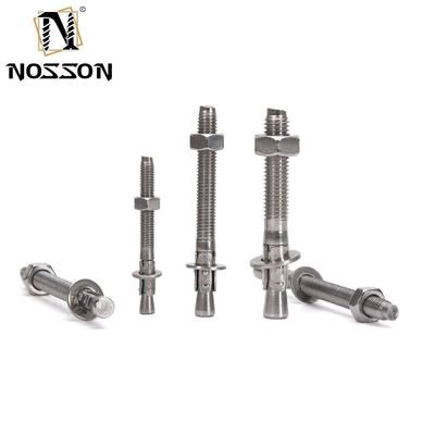 Boulon d'ancrage en acier inoxydable 304 pour projets de construction en finition brillante non revêtue et diamètre 5/16 IN