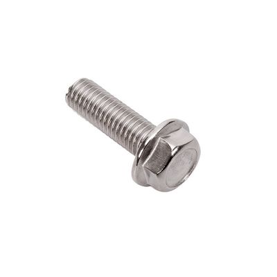 Grade A2-70 SS 304 316 ANSI B18.21 5/16&quot; 3/8&quot; en pouce taille hexagonale boulon de bride avec finition en zinc standard DIN