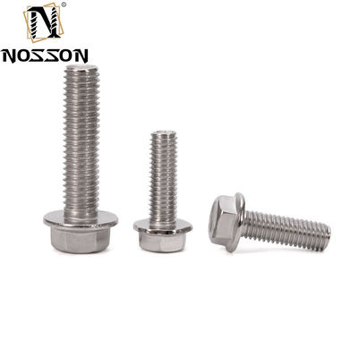 A2-70/A4-80/304/316 Boulons à bride noirs de toutes tailles avec acier inoxydable standard DIN
