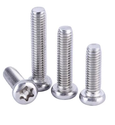 Screw de sécurité de filetage de machine anti-vol métrique T30 en acier inoxydable avec système de mesure INCH et conception anti-altération