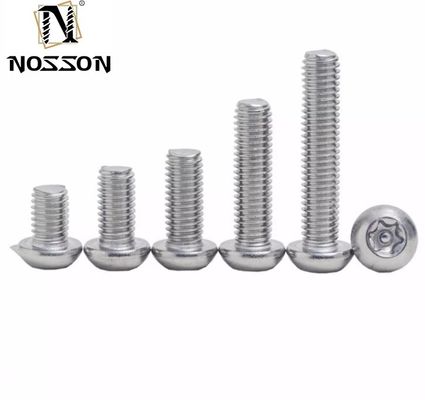 Screw de sécurité de filetage de machine anti-vol métrique T30 en acier inoxydable avec système de mesure INCH et conception anti-altération