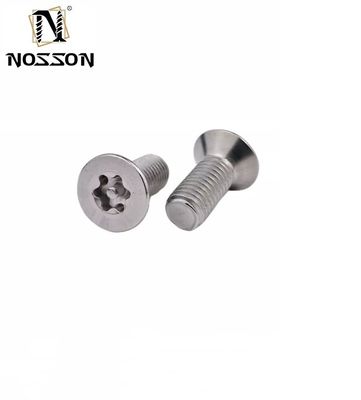 Screw de sécurité de filetage de machine anti-vol métrique T30 en acier inoxydable avec système de mesure INCH et conception anti-altération