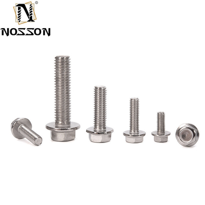 M6 M8 M10 3/8&quot; 1/4 20 Grade 12.9 8.8 Zinc en acier inoxydable 310S boulon en titane avec boulon à bride de tête