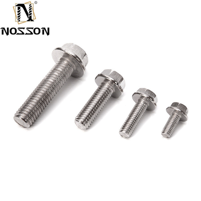 M6 M8 M10 3/8&quot; 1/4 20 Grade 12.9 8.8 Zinc en acier inoxydable 310S boulon en titane avec boulon à bride de tête