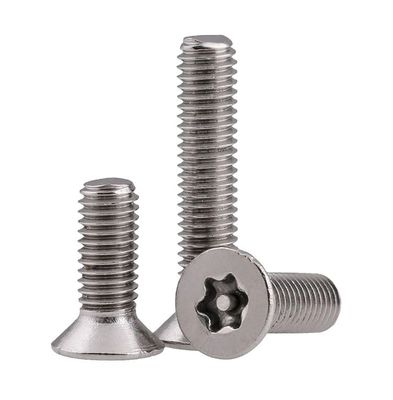 Tête en acier inoxydable Torx Pin Anti-vol Tête ronde vis de sécurité personnalisées dans le système de mesure métrique DIN Standard