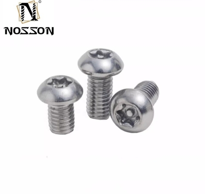 Vis métrique de sécurité de la tête de la torche en acier inoxydable avec broche pour M1.6-M20 dans le système de mesure plat en argent standard JIS