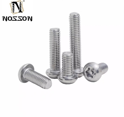 Vis métrique de sécurité de la tête de la torche en acier inoxydable avec broche pour M1.6-M20 dans le système de mesure plat en argent standard JIS