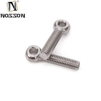 Finition simple en acier inoxydable vis ronde pour les yeux de poisson M5 M6 M8 M10 M12 M16 M20 M24 M30 pour le levage et le boulon pour les yeux sans nœud
