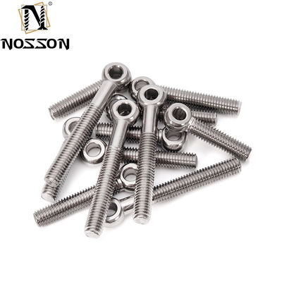 Finition simple en acier inoxydable vis ronde pour les yeux de poisson M5 M6 M8 M10 M12 M16 M20 M24 M30 pour le levage et le boulon pour les yeux sans nœud