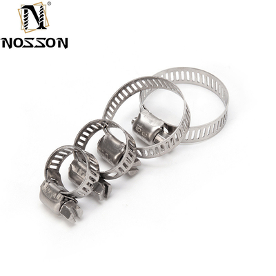 Soutien personnalisé ODM Mesure métrique American Type Swivel Clip Clamp en acier inoxydable et clamp de tuyau avec boucles de tuyau