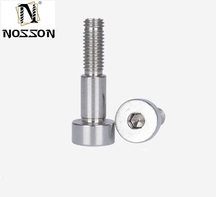 Des vis à épaule à tête plate de taille personnalisée en vente avec système de mesure métrique et polissage en acier inoxydable 304