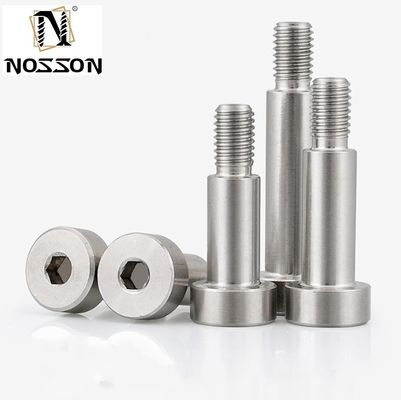 Système de mesure métrique Tête ronde en acier inoxydable revêtu de zinc-aluminium Boulure d'épaule Hexagonale Socket Boulure de vis d'épaule