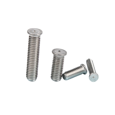 Boulons de soudure en acier inoxydable en acier inoxydable en argent DIN34817 avec finition en zinc Résistant aux conditions extrêmes et au polissage