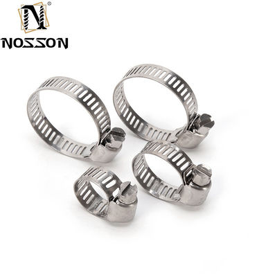 Applications pour les aliments et les boissons 16-300 mm Serrage réglable pour tuyau de radiateur de type américain avec acier inoxydable de grande taille standard GB