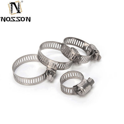 Applications pour les aliments et les boissons 16-300 mm Serrage réglable pour tuyau de radiateur de type américain avec acier inoxydable de grande taille standard GB