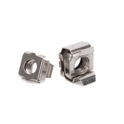 Mining 316 Noix de cage en acier inoxydable M2 M3 M4 M5 M6 M7 M8 M10 Clip de zinc poli type Noix pour système de mesure métrique