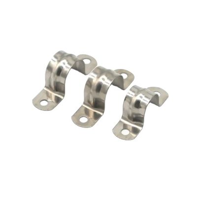 Clamps de tuyau en acier inoxydable galvanisé de type U Clamps de tuyau de selle Clamps de routage pour connexions de tuyaux durables Clamps lourds