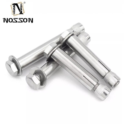 Exemple d'acier inoxydable de finition brune B8MSH B8M B8 B7 18-8 INOX 1/4 pouces Hex Head Sleeve Anchor pour les applications lourdes