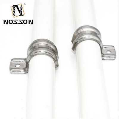 Clamps de tuyau en acier inoxydable galvanisé de type U Clamps de tuyau de selle Clamps de routage pour connexions de tuyaux durables Clamps lourds