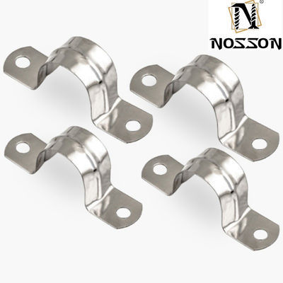 Support OEM personnalisé ZINC finition en acier inoxydable pince à tuyaux en forme de U pour une installation sûre et polyvalente