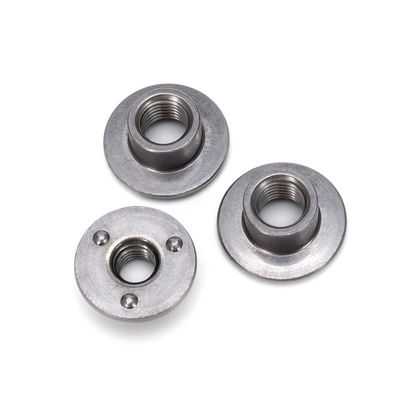 304 acier inoxydable M3 M4 M5 M6 M8 M10 Din 546 écrous ronds avec trou dans le système de mesure métrique et finition nickelée