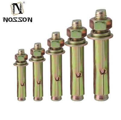 Classe ISO 4.8 8.8 10.9 12.9 Type de manche en acier inoxydable Boulons d'ancrage d'expansion Boulons Dyna pour l'acier au carbone Système INCH