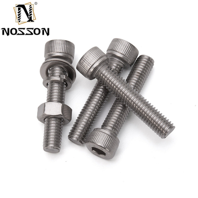 Disponible en métrique A2 A4 304 316 Din 912 vis Allen M1.6 M2 M2.5 M3 M4 M5 M6 M7 M8 M9 Hex Socket Cap Hexagon intérieur vis