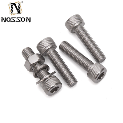 Disponible en métrique A2 A4 304 316 Din 912 vis Allen M1.6 M2 M2.5 M3 M4 M5 M6 M7 M8 M9 Hex Socket Cap Hexagon intérieur vis
