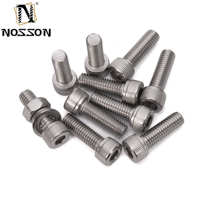 Disponible en métrique A2 A4 304 316 Din 912 vis Allen M1.6 M2 M2.5 M3 M4 M5 M6 M7 M8 M9 Hex Socket Cap Hexagon intérieur vis