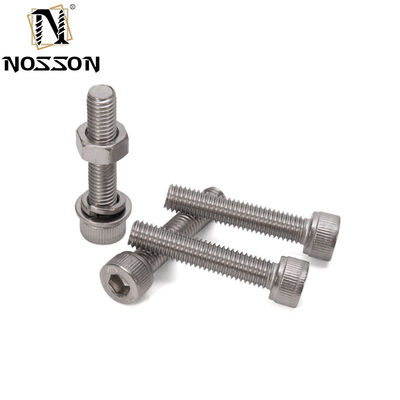 M2 M2.5 M5 M6 M8 en acier inoxydable DIN965 Tête de prise hexagonale Plate contre-enfoncée Torx en fente Petite vis de machine à boulons Allen noir