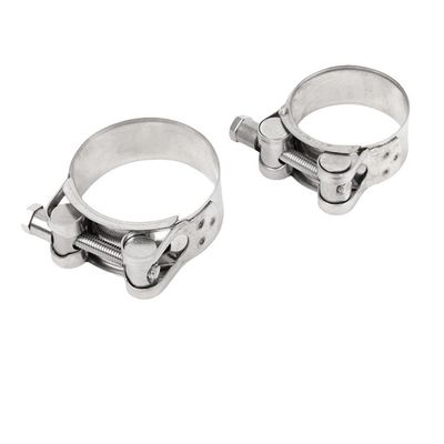 Support personnalisé ZINC Finition CJan Serre à tuyau haute pression SS304/SS316 avec serre forte et boulons à broche unique Système de mesure métrique