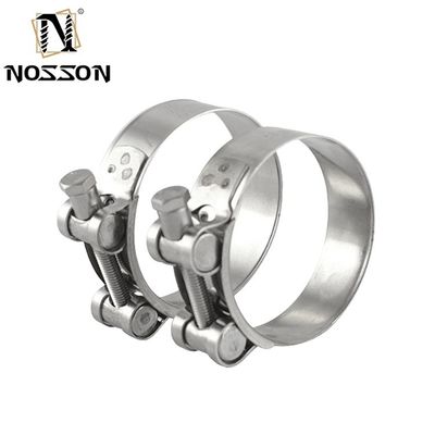 Support personnalisé ZINC Finition CJan Serre à tuyau haute pression SS304/SS316 avec serre forte et boulons à broche unique Système de mesure métrique