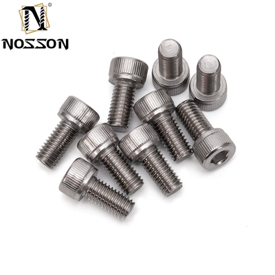 Boulons en acier inoxydable m1.6 m2 m2.5 m3 m4 m5 m6 m8 m10 m12 m14 m16 m20 avec finition enduite en zinc-aluminium selon la norme DIN