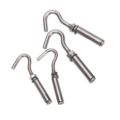 Finition noire M8 M18 en acier inoxydable SS304 SS316 A2 A4 J type boulon d'ancrage pour les applications industrielles et de construction