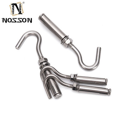 Finition noire M8 M18 en acier inoxydable SS304 SS316 A2 A4 J type boulon d'ancrage pour les applications industrielles et de construction